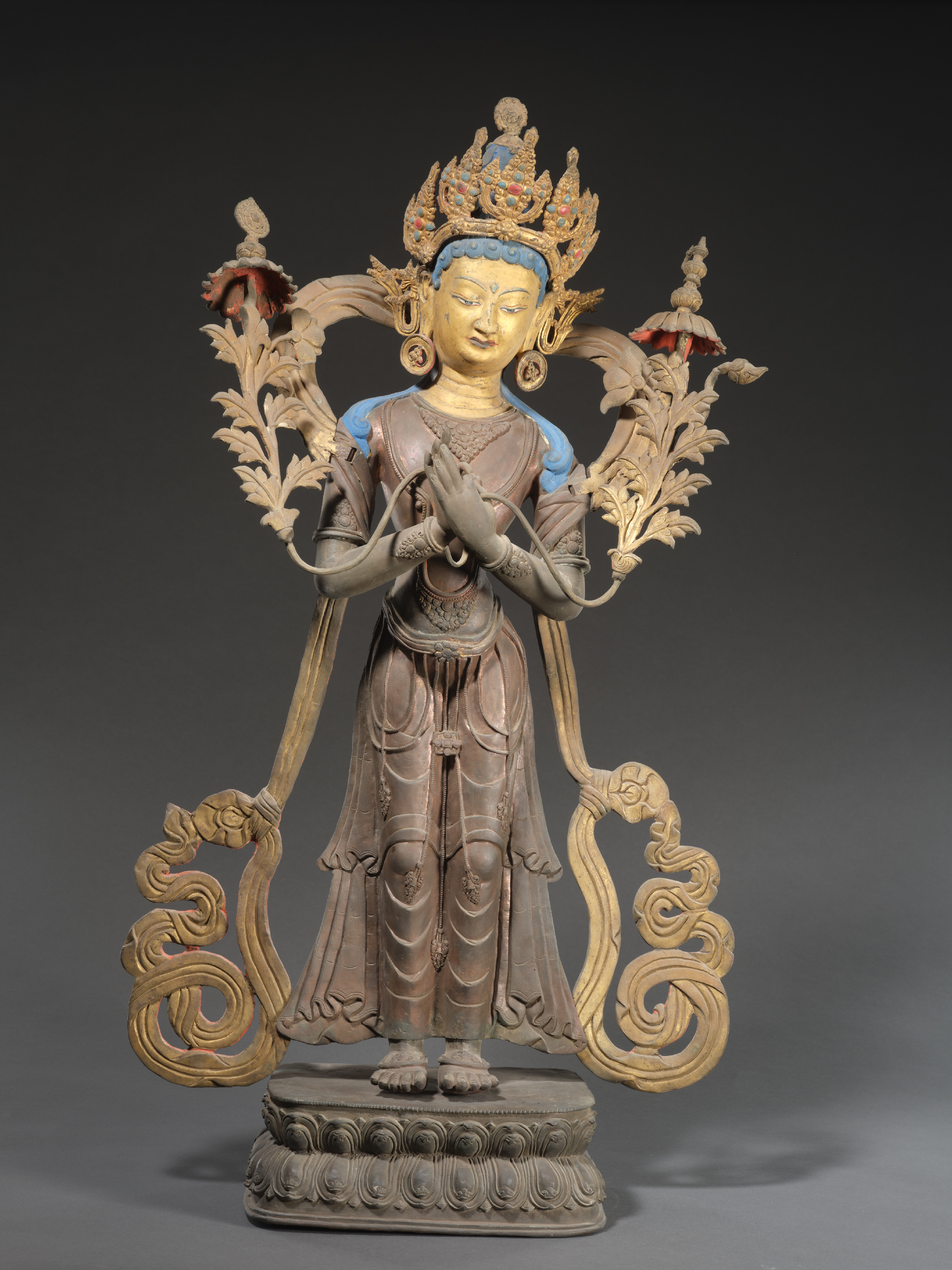 铜弥勒菩萨像- 故宫博物院